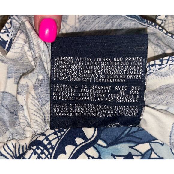 Ralph Lauren Nanking Porcelain Dragon Blue/White Ruffled Standard‎ Sham - Picture 5 of 7